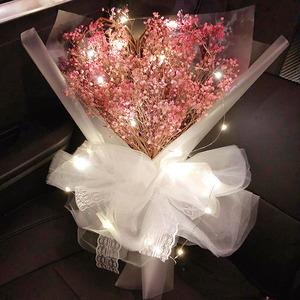 ins风满天星干花花束礼盒生日礼物520情人节母亲节毕业礼品真花