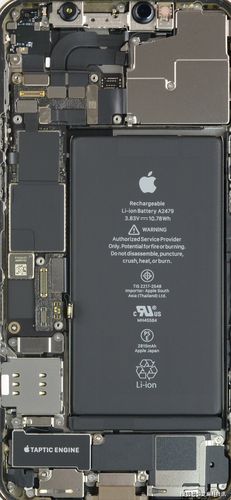 黑色炫酷有个性 iphone 12和12pro内部结构图高清壁纸下载