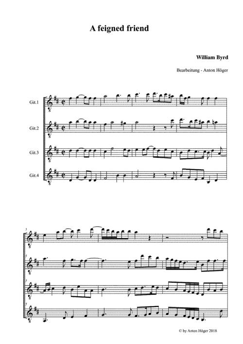 a feigned friend (byrd, william)