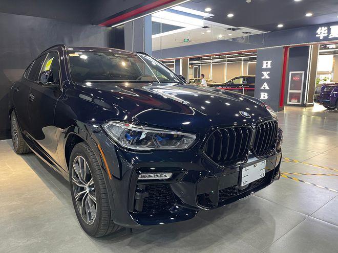 天津港2021款宝马x6 3.0t实车到店体验