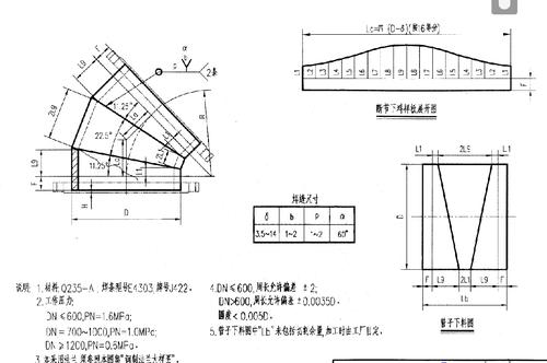 dn800管 45度弯头展开与放样怎么做