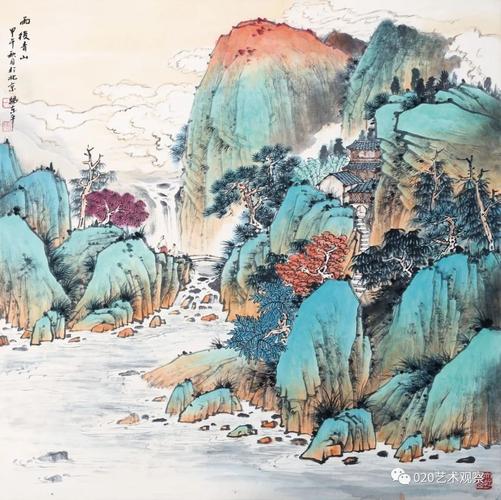 杨东平作品《雨后青山》68cm×68cm