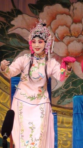 今晚看省曲剧团名旦刘艳丽的曲剧《风雪配》,为曲剧魅力陶醉