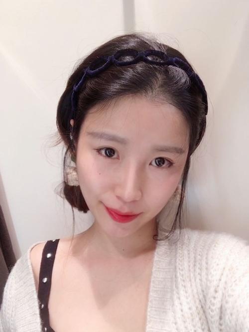 韩国v短发头箍超仙韩版发发简约短发发箍网红发卡a短发气质压镂空窟