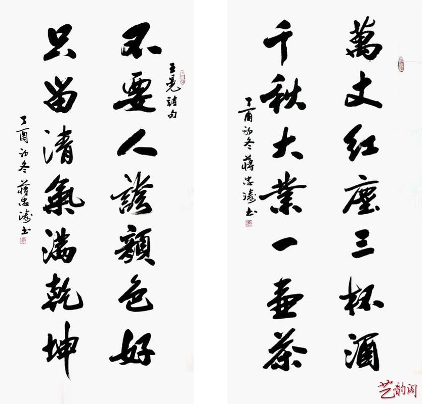 蒋忠涛书法艺术作品赏析