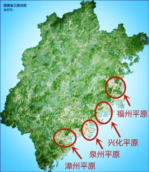 这四大平原所属的城市,自古以来也是福建最发达的地区.