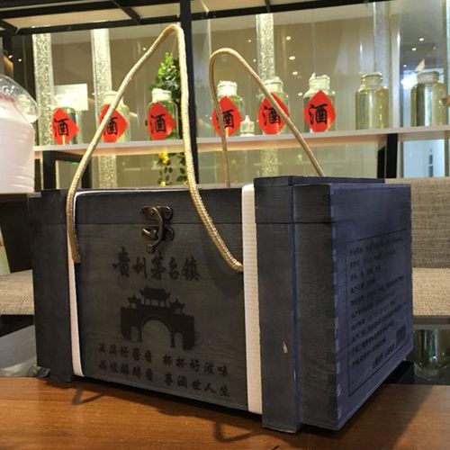 金酱 木盒老酒 茅台镇酱香型53度500ml白酒纯粮食高度酒坛装酒糟埋藏
