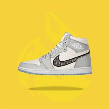 aj1夏季aj1北卡蓝黑曜石联名芝加哥黑红脚趾蜘蛛侠小迪奥刮刮乐联名
