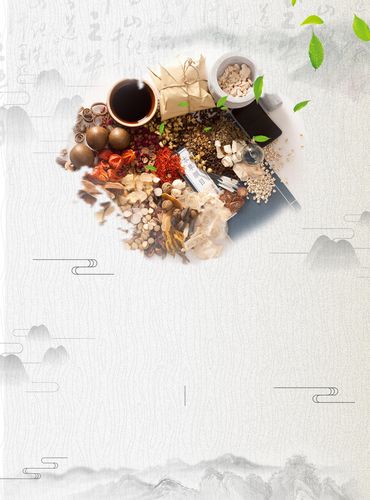 中国风中药材海报