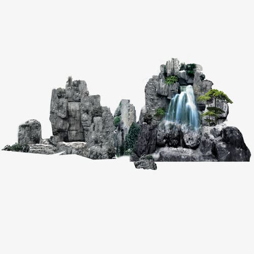 园林 假山 树木 花草 植物免抠素材免费下载_觅元素51yuansu.com