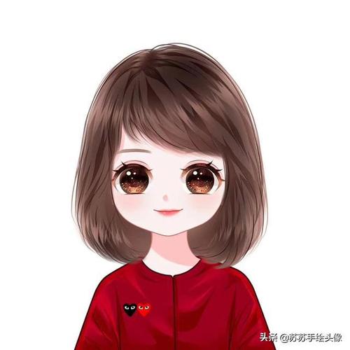 换一换你的头像吧适合女生短发的卡通头像性感又可爱