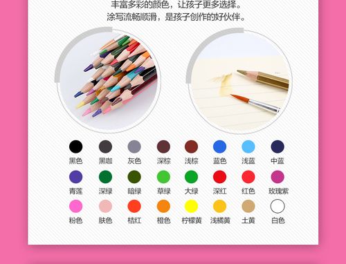 正品晨光文具48色水溶性彩色铅笔 48色水溶彩铅学生美术彩笔绘画