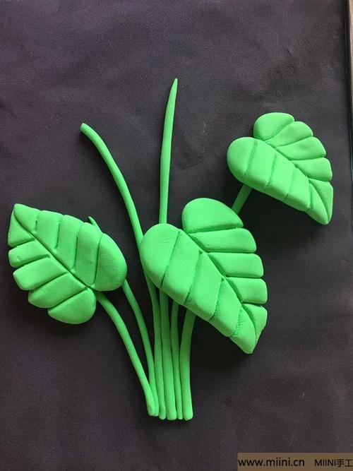 粘土制作红掌花步骤教程