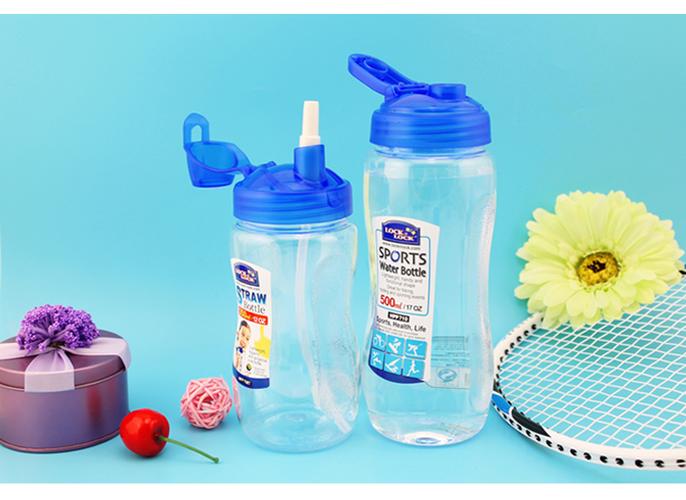 正品乐扣乐扣夏季水杯 户外大容量密封防漏杯 运动便携水壶创意杯