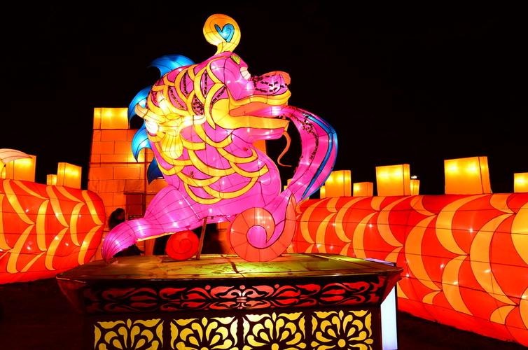 成都塔子山灯会