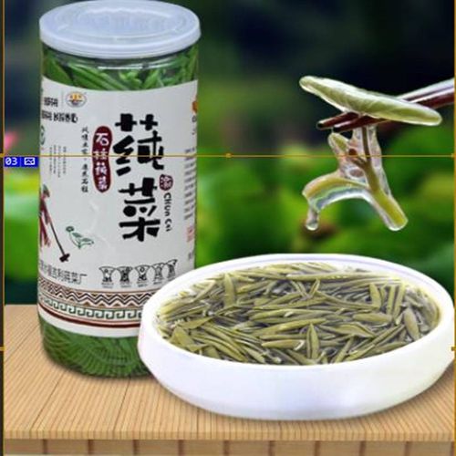 莼菜新鲜纯菜包邮重庆石柱土特产黄水福吉利l级莼菜马蹄菜500克图片