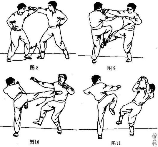 戳脚大腿实战技法之提腿械斗和格斗