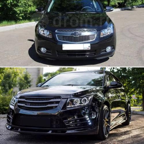 美女也玩改装,雪佛兰科鲁兹变身黑武士,上演现实版的"