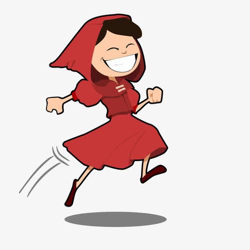 关键词 : 女孩,人物,红衣服,裙子,微笑的女孩,奔跑的女孩