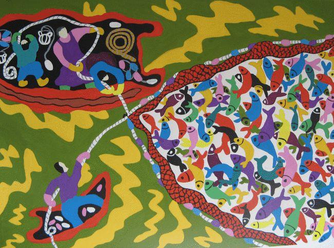 东极非遗丨渔民画自然风光外的独特艺术