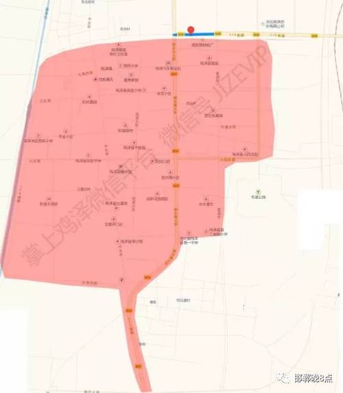 最新临漳主城区限行区域范围2017年10月13日广平限行范围图,最新广平