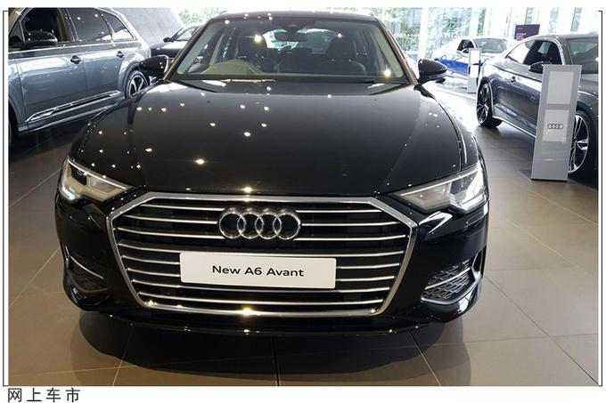 进口奥迪a6优惠近四万旅行车外观搭20t引擎奥迪a6到店实拍