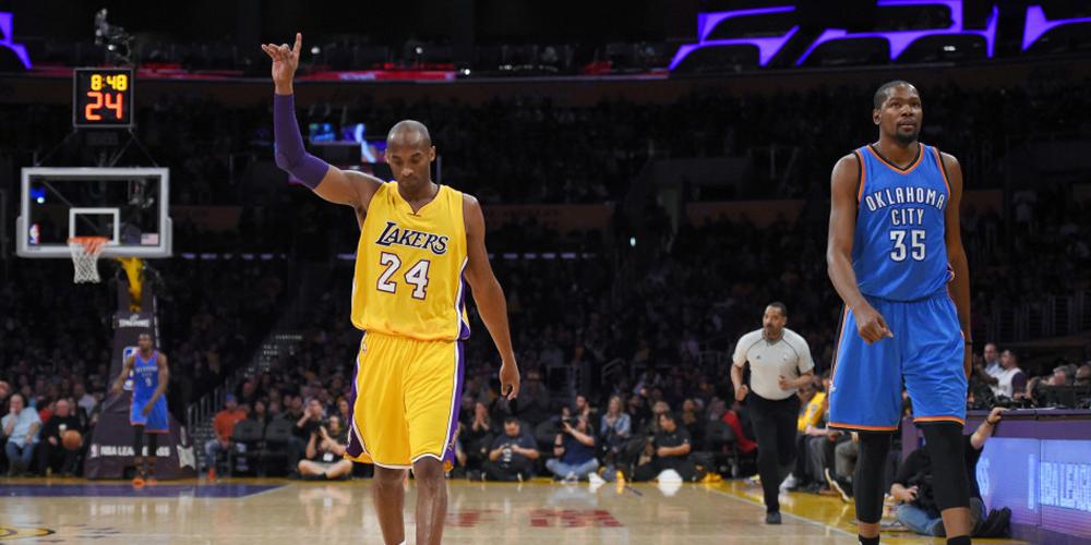 [常规赛]雷霆117-113湖人 科比杜兰特时代交接