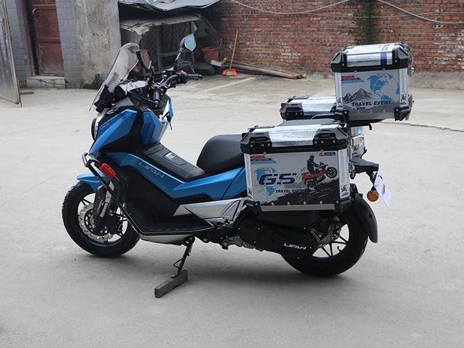 8铝合金三箱尾箱适用于踏板车力帆kpv150边箱支架改装件lf150t