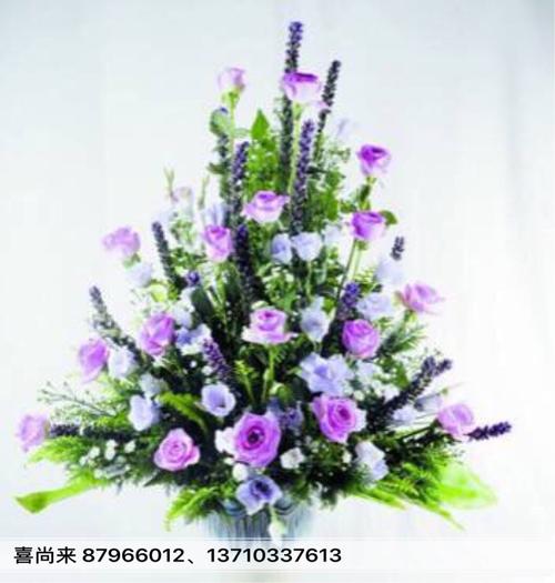 三角形插花一一一西方花艺基础