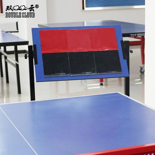 更多乒乓球配件 带轮可移动练球板 单人反弹板 单人练球板 乒乓球桌