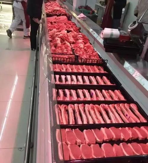 超市夏季肉品陈列欣赏