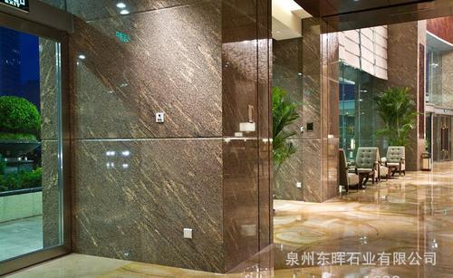 承接大面积铺装黄色石材材料 加州金麻