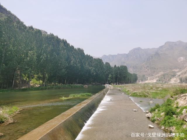 唐县业里村唐河岸边