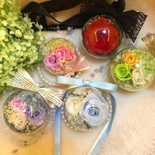 diy饰品配件串珠材料仿珍珠手链永生花钥匙扣包包挂饰永生花车挂