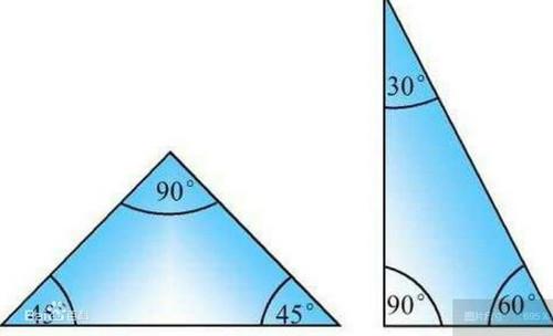 直角三角形度数分别是30度60度90度的有什么特征