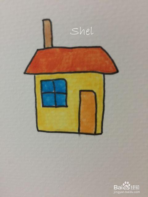 怎样画出可爱的手绘小房子