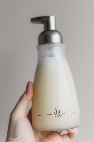diy foaming face wash
