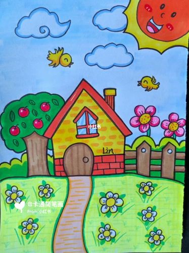 简笔画小房子_简笔画_教程_简笔画教程_文化_绘画