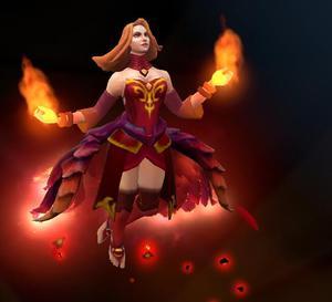 dota2火女卡通头像
