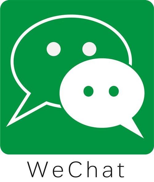 微信头像logo图标-社交绿色微信头像logo矢量素材下载
