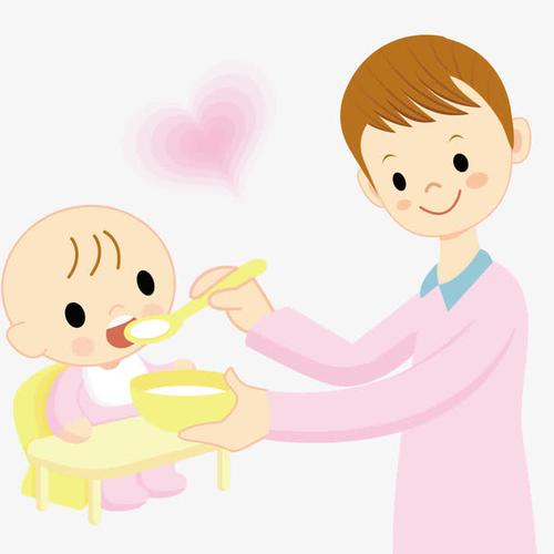 喂孩子吃饭