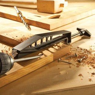 斜孔专用 固定夹斜孔器拉夹 木工夹 通用斜孔钻孔器 木匠配套工具