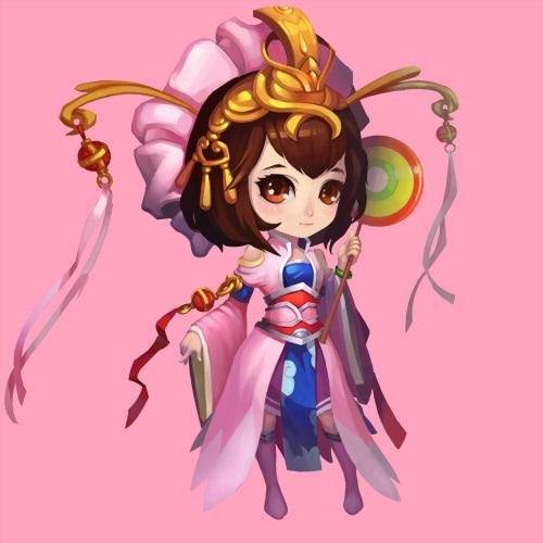 女儿国国王的卡通头像