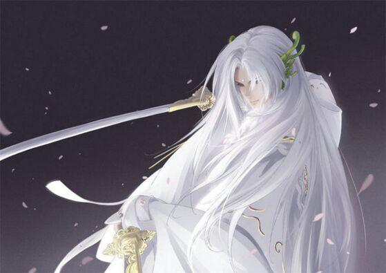 【古图专帖】——『人物系列』——白发男(女)子_古风