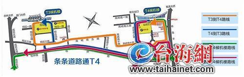 由成功大道,金尚路,云顶北路方向的车辆,经由高崎南八路右转进入t4楼