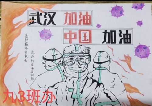 【防控战"疫"】国机励志学校疫情防控主题手抄报作品展