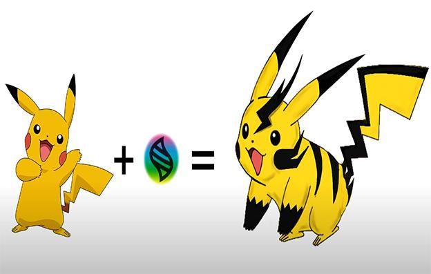 精灵宝可梦:同人mega进化,皮卡丘有2种形态,拥有光与