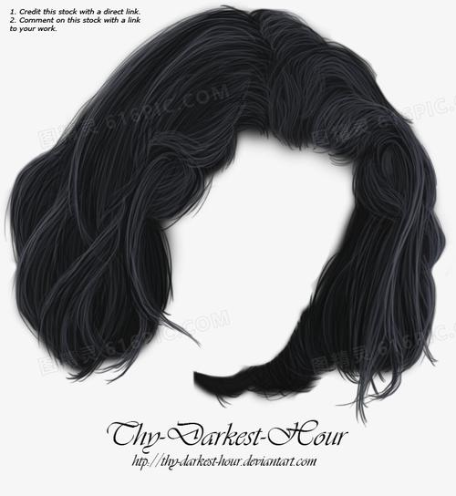 头发图片免费下载_png素材_编号zq9i8qylv_图精灵