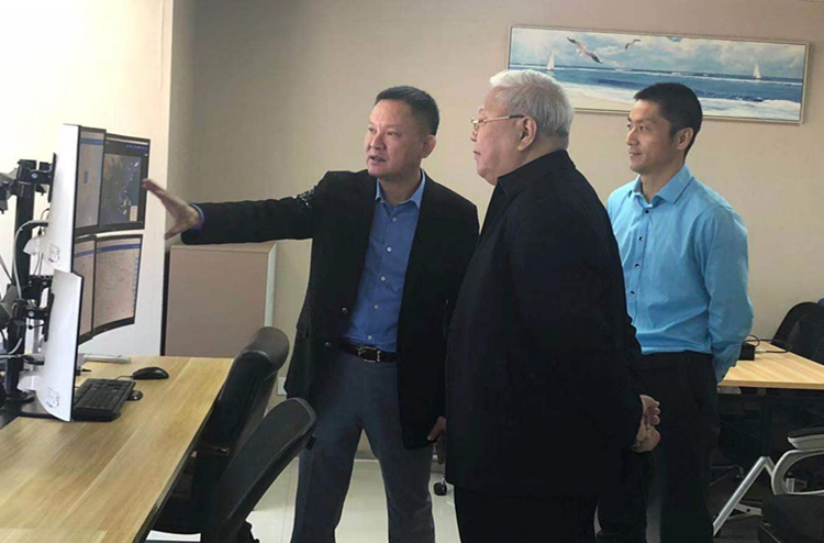 原国防科技大学政委王建伟中将莅临我司考察