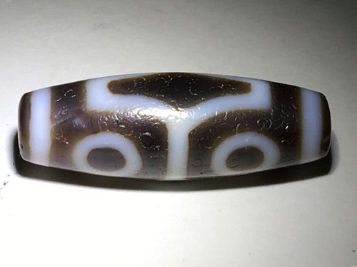 藏传藏密金刚四眼老天珠